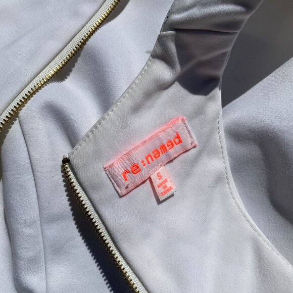 Re:named White Cotton Crop Top – Size Small - Picture 8 of 9